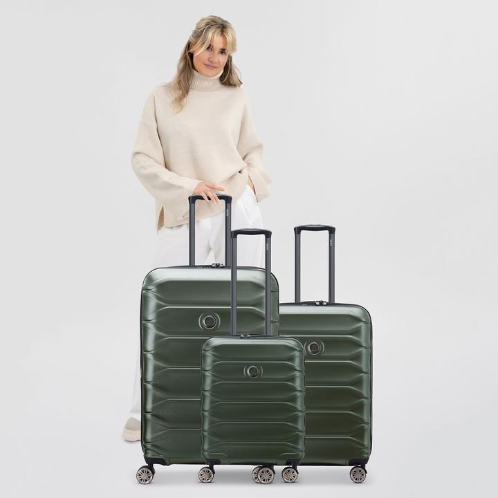 Image du produit Delsey Meteor Ensemble de valises à 4 roulettes 3 pièces avec soufflet extensible (221 l)