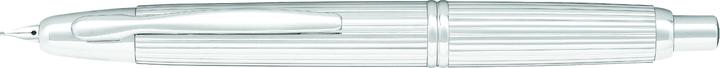 Actual product image Pilot Capless Stripe F silver/silver (Silver, 1 x)