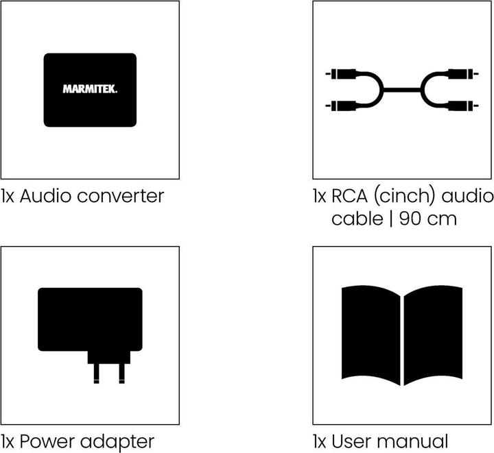 Produktbild Marmitek Connect AD12 Audio Converter, Stereo / Digital, PCM (Analog -> Digital)