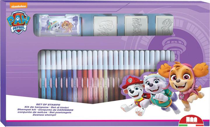 Actual product image Multiprint PAW Patrol Skye colouring set with stamps, 41 pcs.