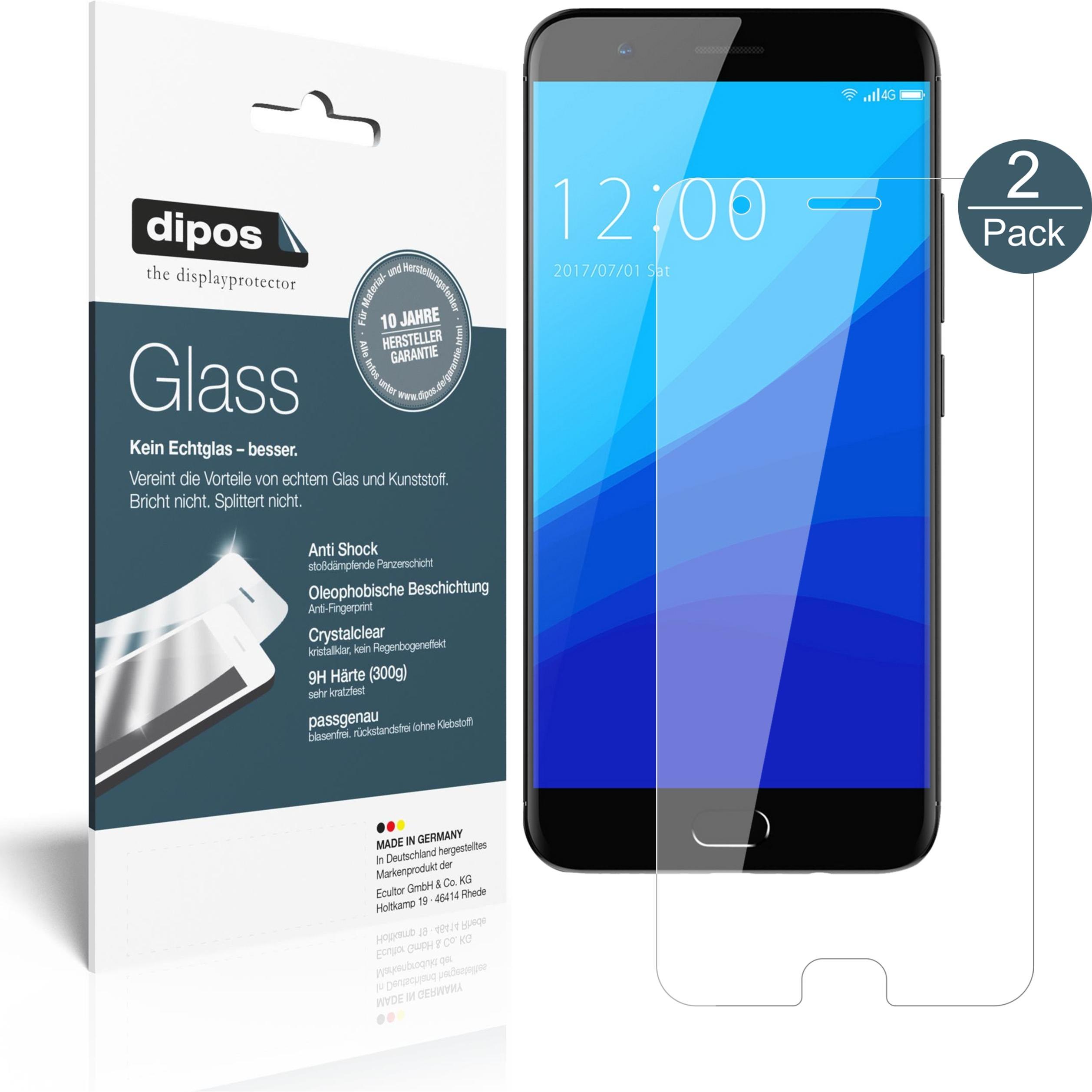 Dipos Displayschutz Anti-Shock (2 Stück, Umidigi C2), Smartphone Schutzfolie, Transparent