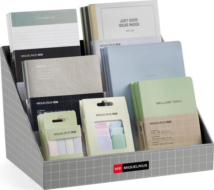 Image du produit Miquelrius Présentoir Carnets Back2basics
