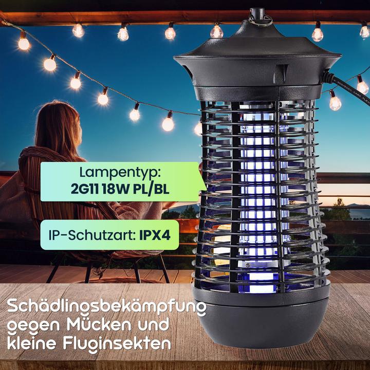 Productafbeelding Nedis Lichtval tegen insecten (18W / 150-m² afdekking / verwijderbaar).