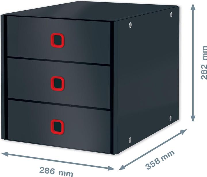 Actual product image Leitz COSY - set of 3 drawers (A4)
