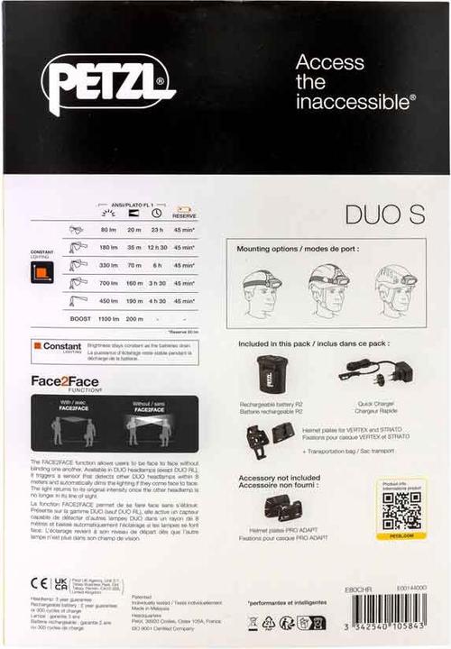 Image du produit Petzl Duo S (1100 lm)