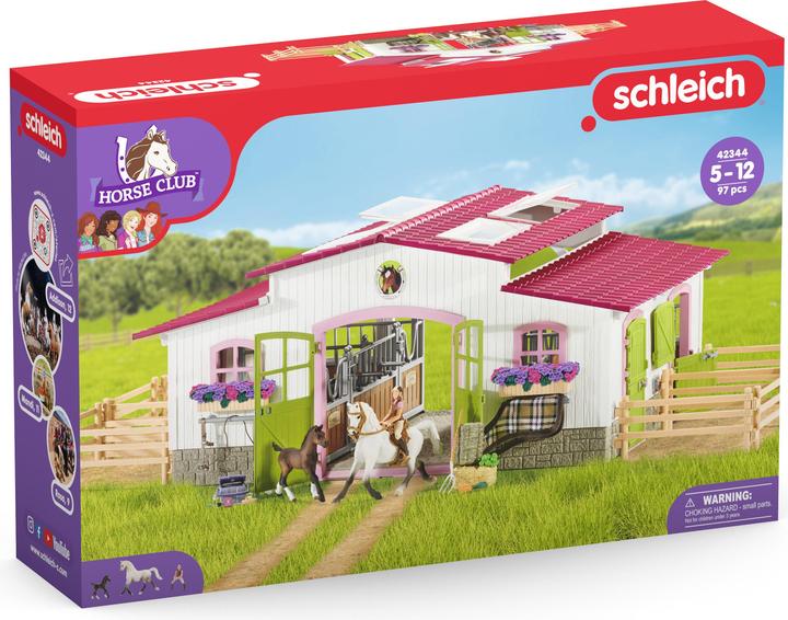 Produktbild Schleich Reiterhof mit Reiterin und Pferden