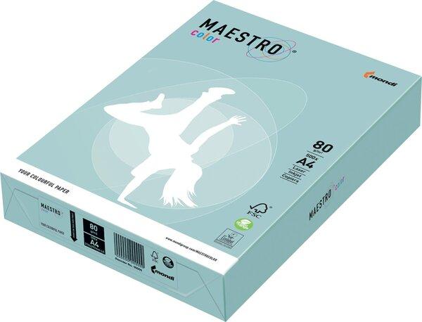 Productafbeelding Maestro Papier xero COLOR A4 80g BL29 jasny niebiesk (A4, 500 Bladen, 80 g/m²)