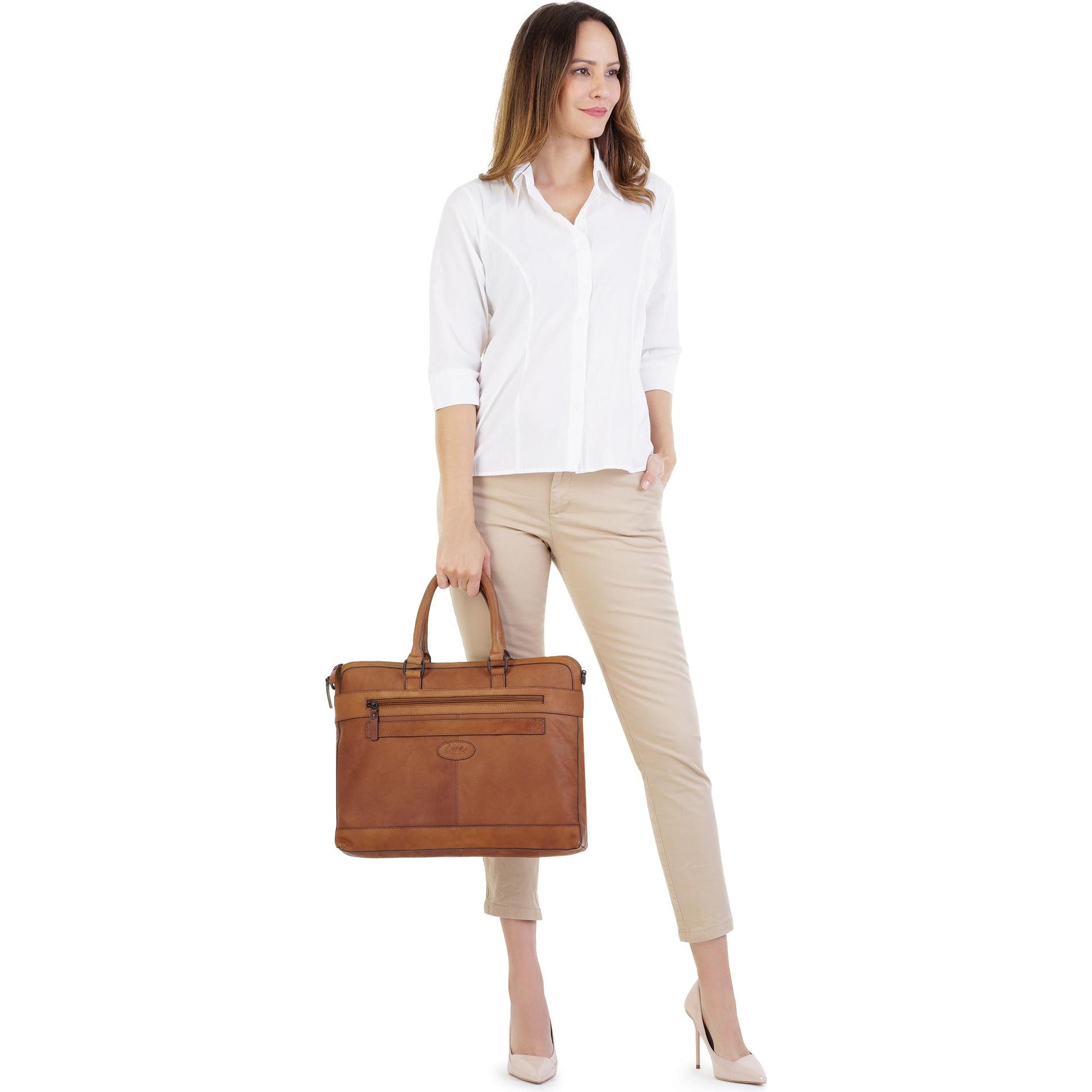 Thumbnail - X-Zone, Handtasche, Aktentasche, Braun