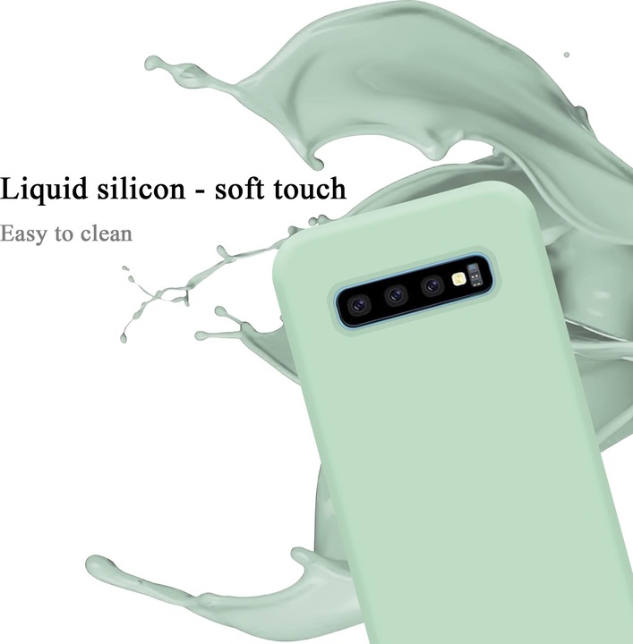 Actual product image Cadorabo TPU Liquid Silicone Case Cover (Samsung Galaxy S10+)
