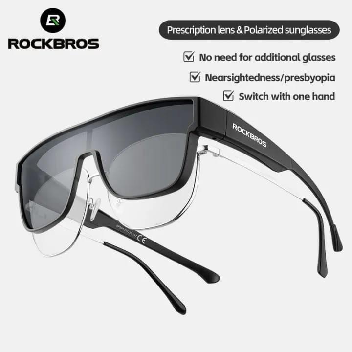 Produktbild Rockbros SP304 polarisierende Fahrradbrille – Grau (Grau, Grau)