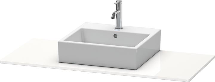 Duravit Konsole XSQUARE m Auschnitt 16x1200x550mm weiss hochglanz