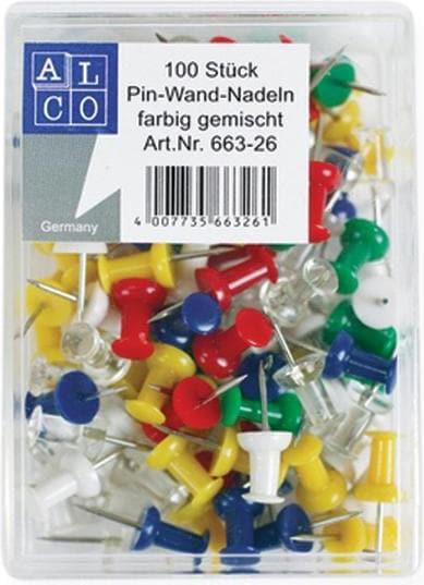 Immagine prodotto Alco Aghi per bacheche (100 Pezzo/i, 21 mm)