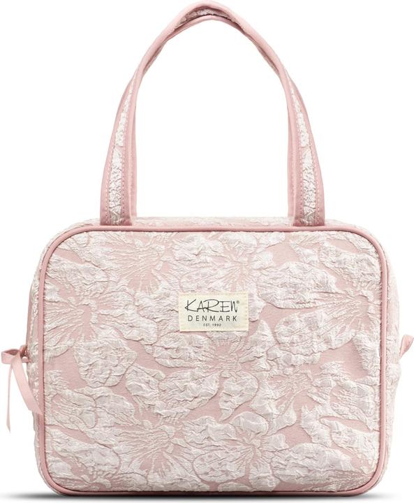 Produktbild Karen Toiletry bag with handle - Pink brocade