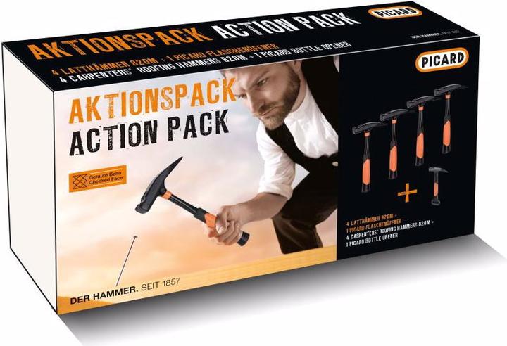 Actual product image Picard Action pack lat hammer No. 820M roughened web