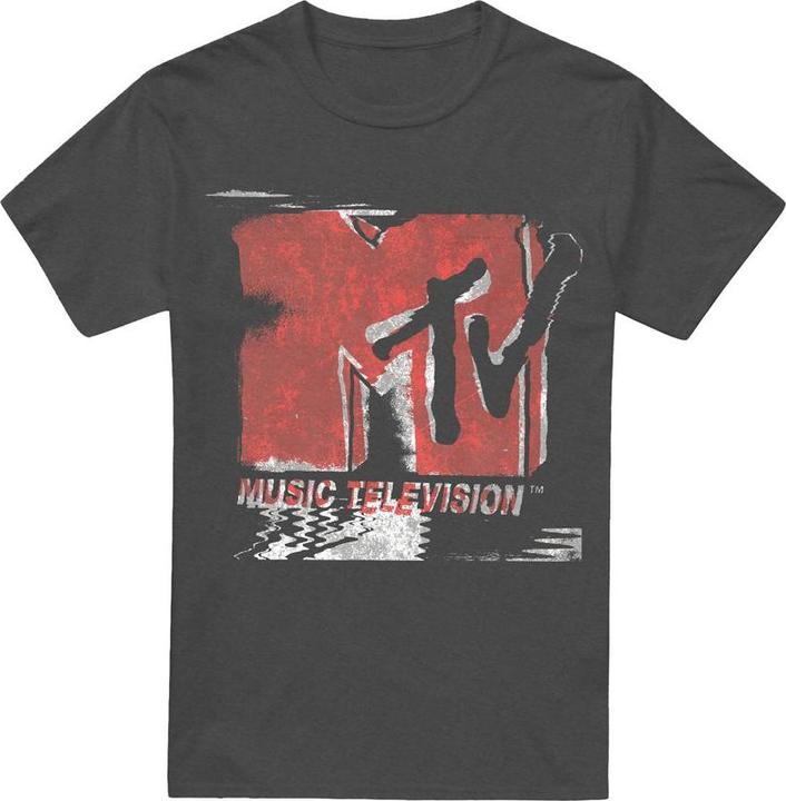 Actual product image MTV Unisex Adult Washed Out Logo T-Shirt (M)