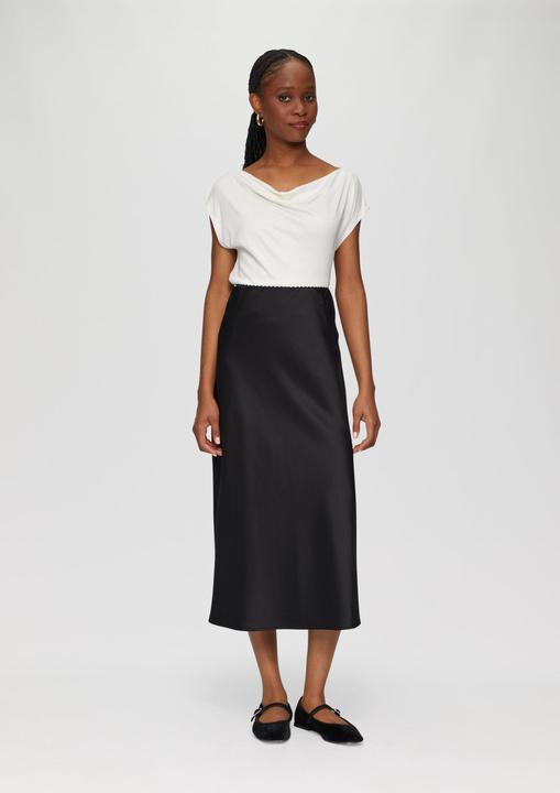 Produktbild s.Oliver Rock Midi-Rock aus Satin (36)