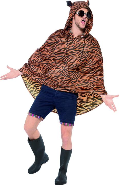 Produktbild Smiffys Tiger Poncho (One Size)