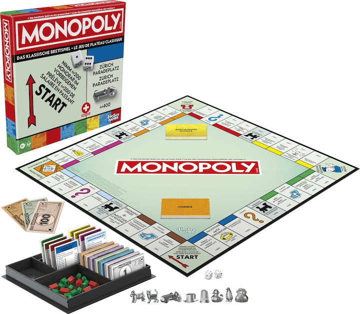 Produktbild Hasbro Gaming Hasbro Monopoly Classic Refresh Schweiz (Schweizerdeutsch)