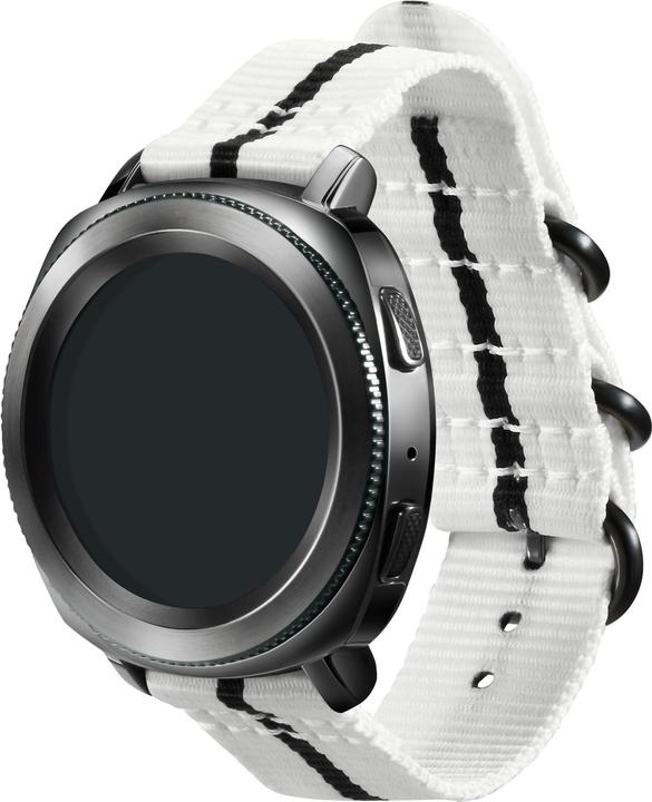 Strap Studio Nato Nylon Strap (20 mm, Nylon, Gear Sport)