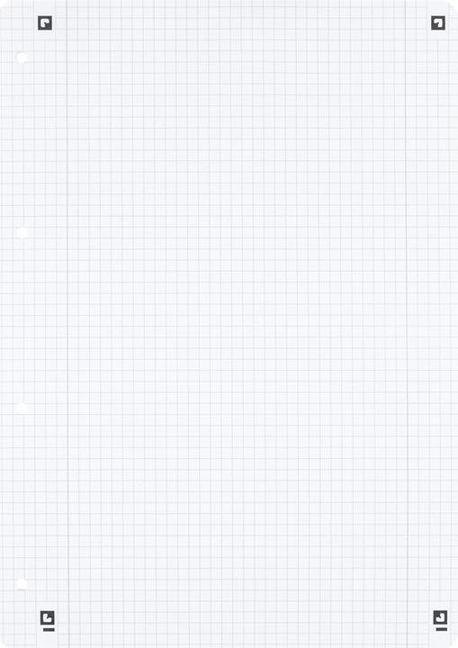 Actual product image Oxford Ring binder inserts, DIN A4, squared, 50 sheets