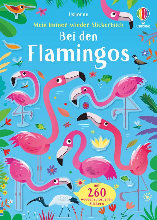 Mon livre d'autocollants toujours d'actualité : Chez les flamants roses