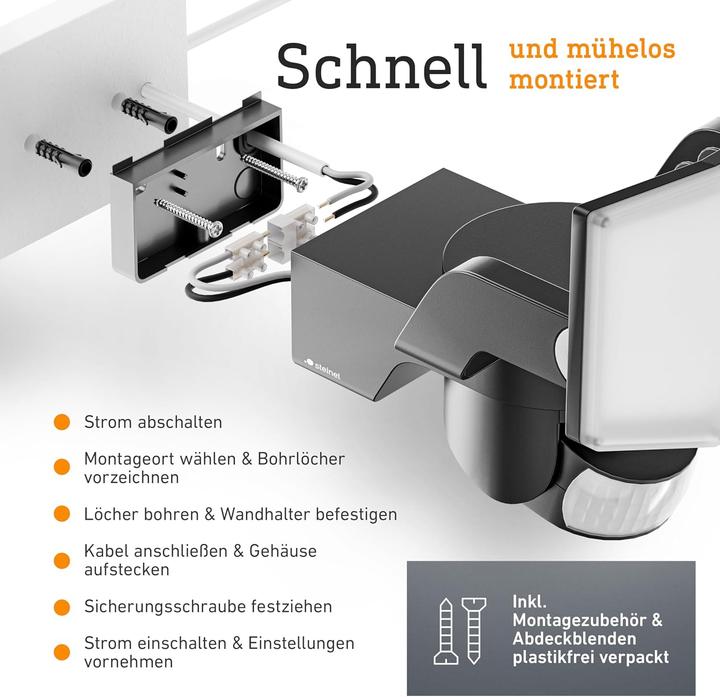 Immagine prodotto Steinel Faretto XLED Protect S (1694 lm, IP44)