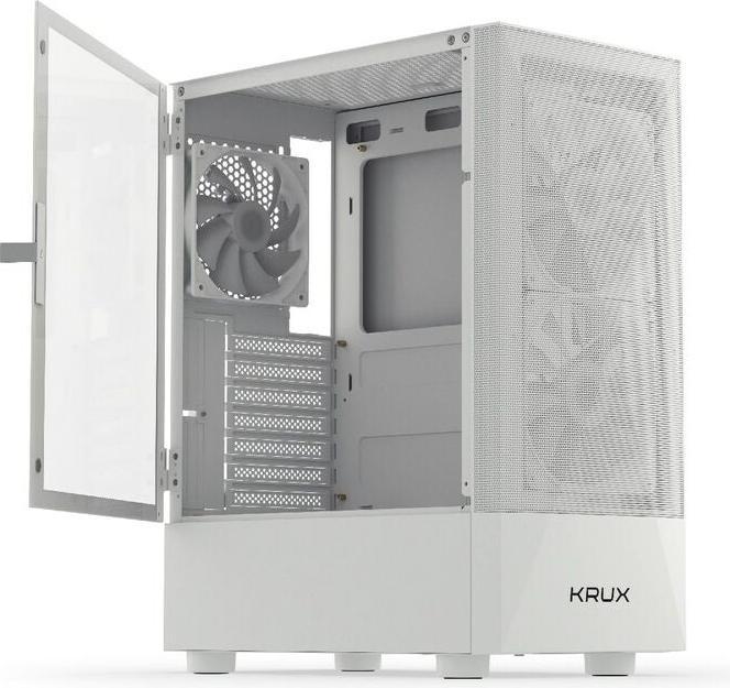 Produktbild Krux Vako White RGB (KRXD005) (mATX, ATX, Micro-ITX)