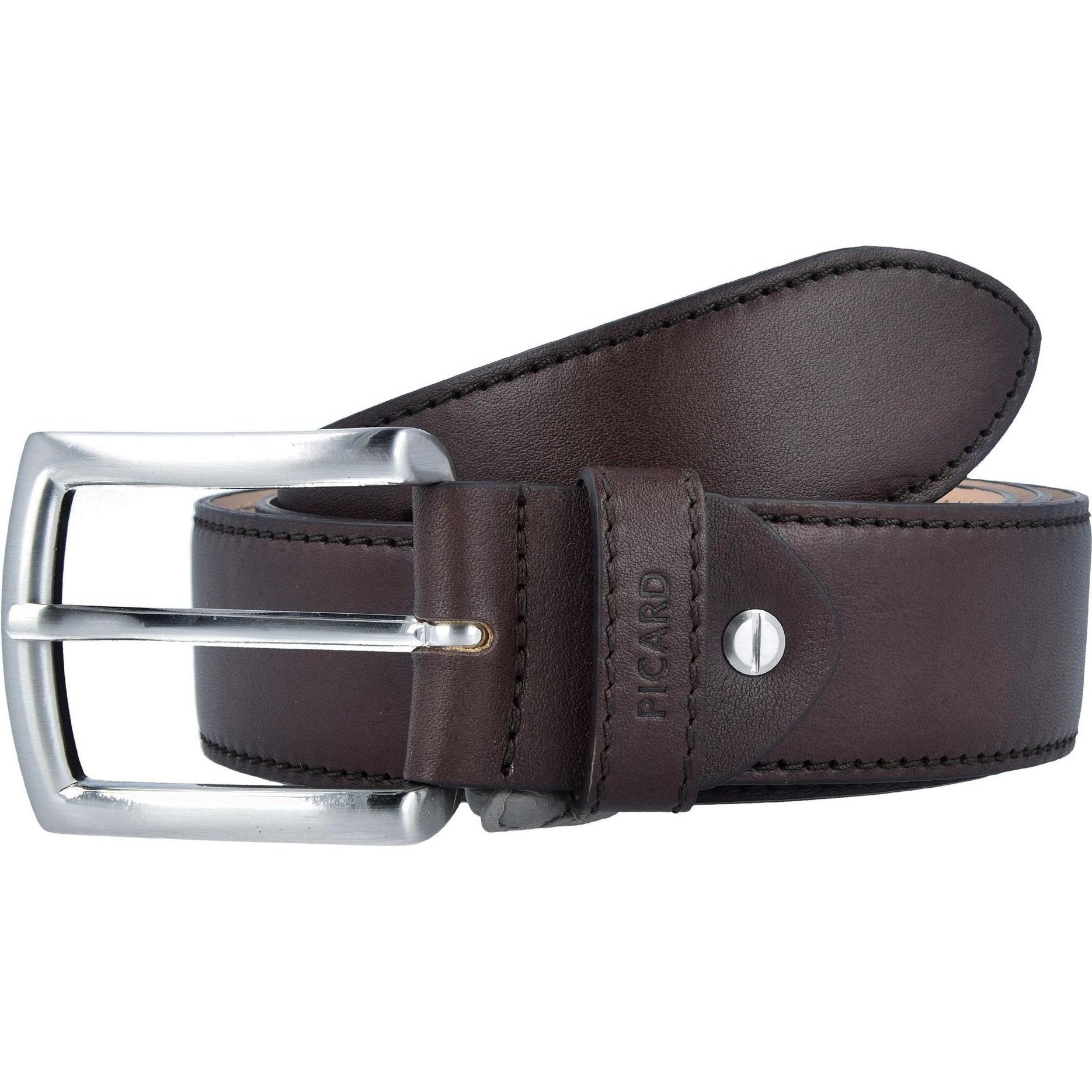 Picard, Herren, Gürtel, Authentic Gürtel Leder, Braun