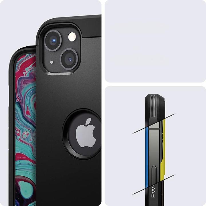 Produktbild Spigen Tough Armor for iPhone 13 Black (Apple iPhone 13)