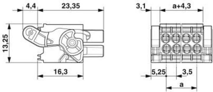 Produktbild Phoenix Contact 1790616 Elektro-Draht-Anschluss 50 Stück(e) (DFMC 1,5/15-ST-3,5-LR)