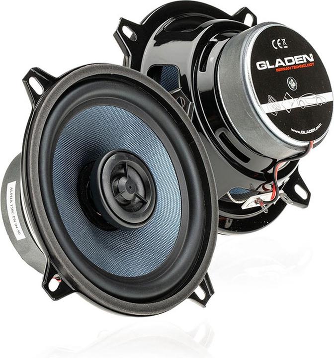 Immagine prodotto Gladen Alpha 130 C, altoparlante coassiale da 5" (13cm), 65Watt (95 W, 13 cm)