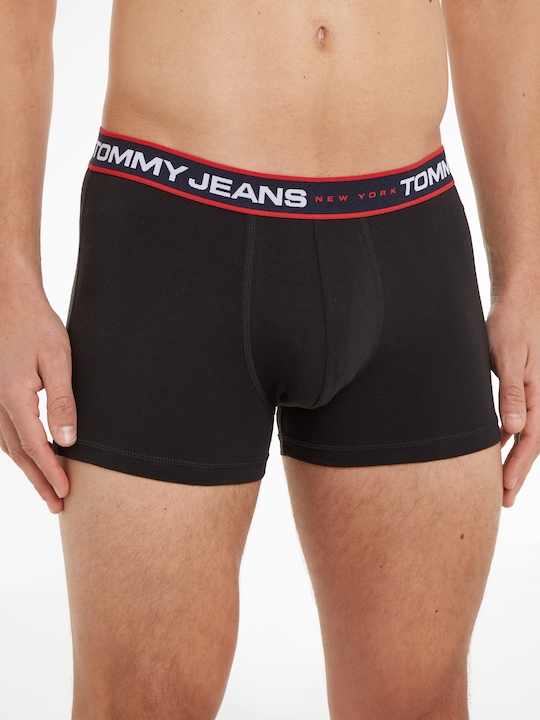 Produktbild MGA 3 Paar Boxerhöschen Für Herren Trunk Schwarz/Creme/Blau (XL, 3er Pack)