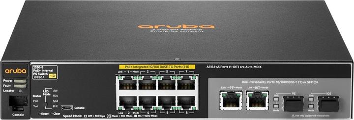 HPE Interruttore 2530-8-POE+ (8 porte)