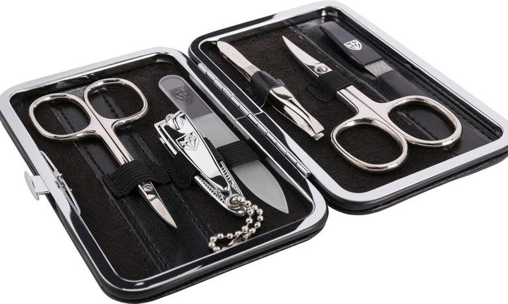 Produktbild Kellermann Maniküreset SCHWARZ / ECHT LEDER