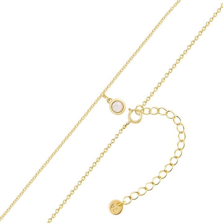 Immagine prodotto Glanzstücke München Catena da donna in argento - 34636 (Argento 925, placcato oro giallo, 40 - 45 cm)