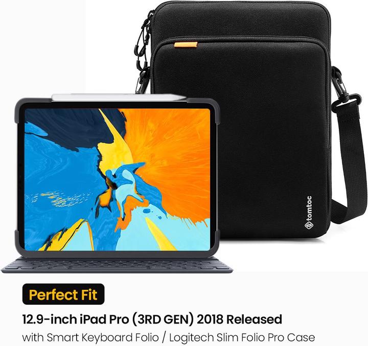 Produktbild tomtoc H13 (9.7-11") Tablet Sleeve (iPad Air 2014 (2. Gen), iPad Pro 11 2020 (2. Gen), iPad Pro 10.5 2017 (1. Gen), iPad Pro 10.5 2019 (2. Gen), iPad Pro 11 2018 (1. Gen), iPad Air 2020 (4. Gen), iPad Air 2022 (5. Gen), iPad Air 2019 (3. Gen))