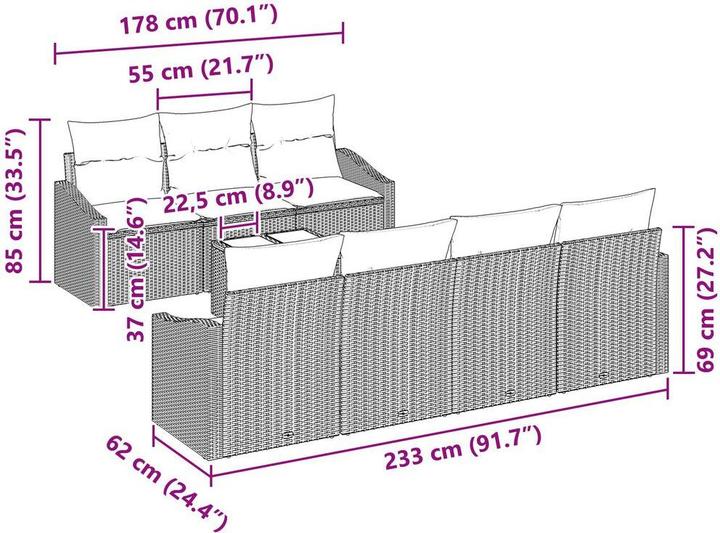 Produktbild vidaXL Hattie