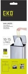 Productafbeelding Markenlos Afvalzakken Eko type C 10 - 15 L PE Wit (120 x, 25 l)