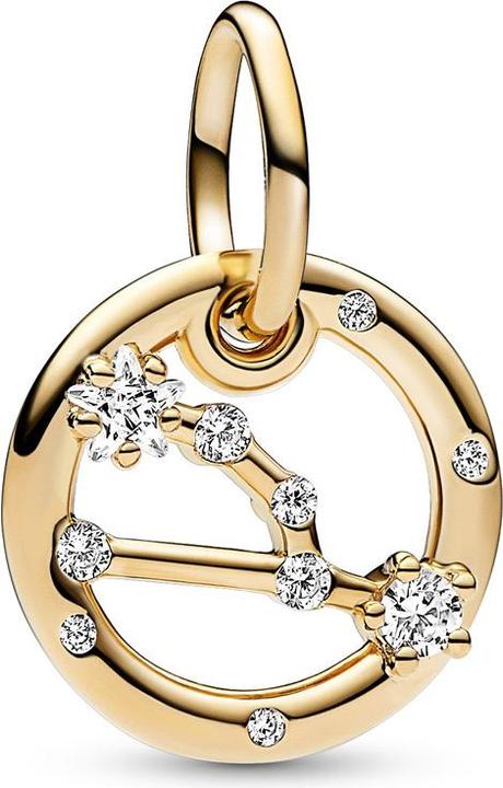 Image du produit Pandora Taurus Zodiac Charm (Plaqué or, Métal)