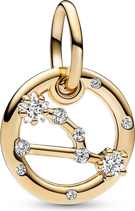 Image du produit Pandora Taurus Zodiac Charm (Plaqué or)