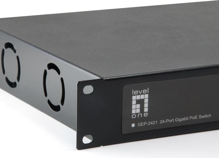 Productafbeelding LevelOne GEP-2421W150 24-Port Gigabit PoE Switch (24 ports)