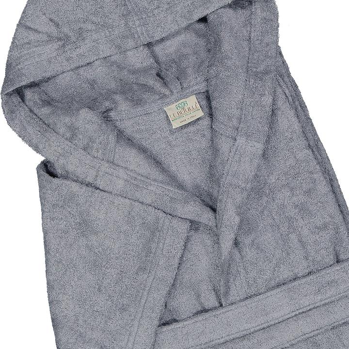 Immagine prodotto Casativo Accappatoio LE BETULLE in fibre di legno al 70%, unisex, antracite, S (S)