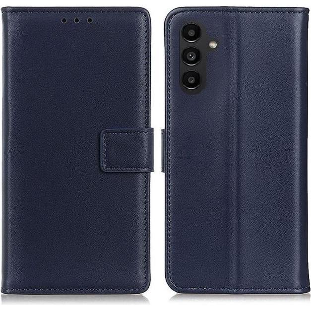 Thumbnail - MU Classic Classic II Leder Bookcover Series (Samsung Galaxy A14 5G, Samsung Galaxy A14), Smartphone Hülle, Blau