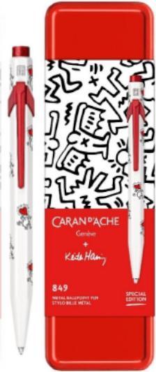 Immagine prodotto Caran d'Ache 849 Keith Haring Sonderedition (Nero, Rosso, Bianco, 1 x)