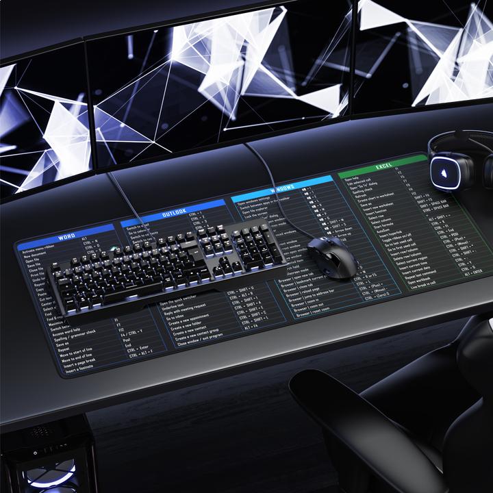 Image du produit Titanwolf Mauspad XXL Gaming Mousepad 900 x 400 x 3 mm, abwaschbar, Geschwindigkeit & Präzision, MS Function (XXL)