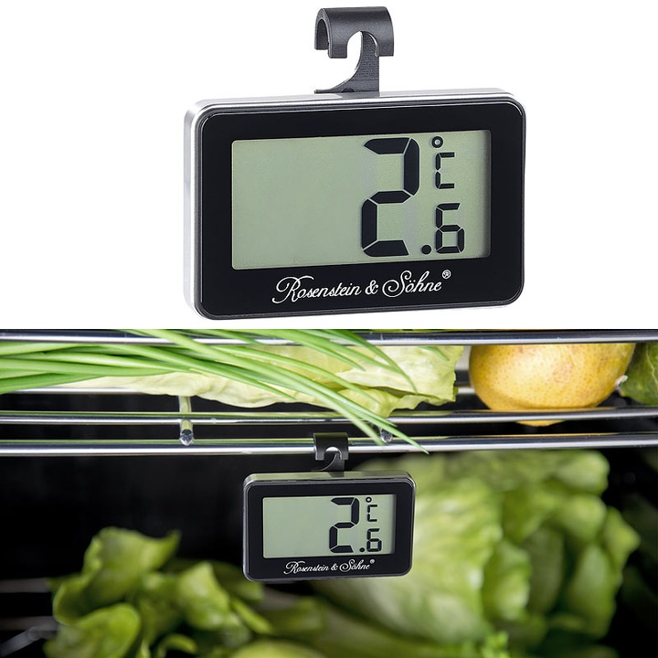 Produktbild Rosenstein & Söhne Digitales Gefrier- & Kühlschrankthermometer