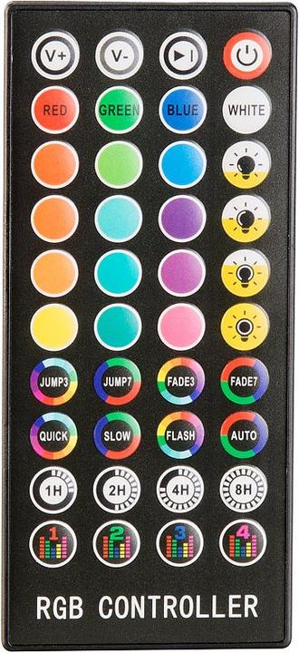 Image du produit Luminea Bande LED RVB WLAN avec contrôle du son (RGB, 13 cm, Intérieur)