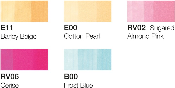 Actual product image Copic Manga 7 (Grey, 3 mm, 5 x)