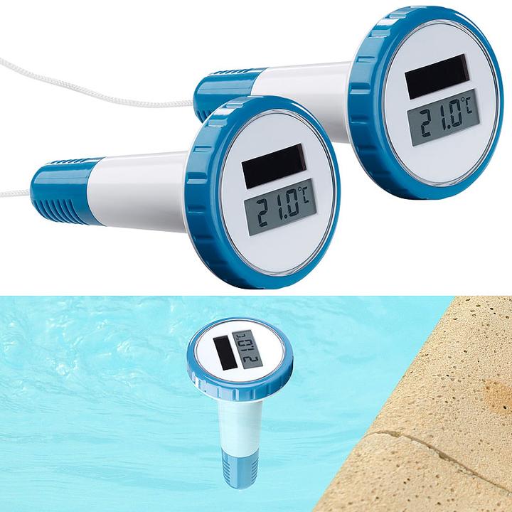 Image du produit FreeTec Kit thermomètre solaire pour étang et piscine