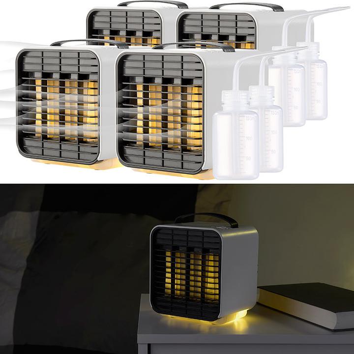 Actual product image Sichler Set of 4 mini battery air cooler